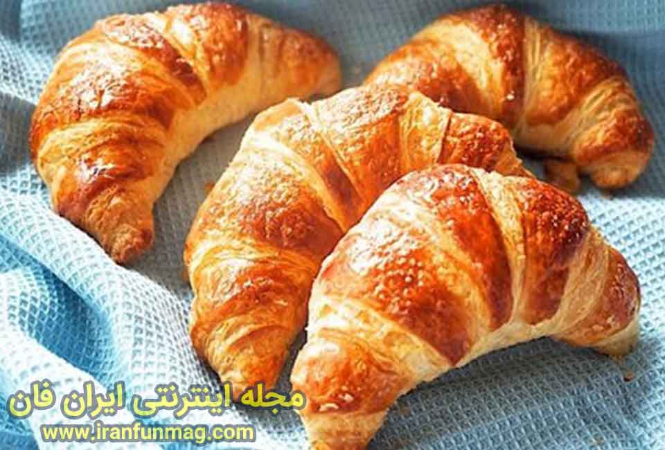 طرز تهیه‌ی کروسان مرغ