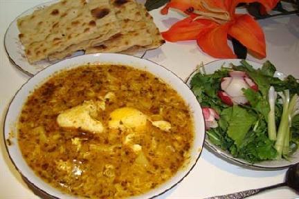 طرز تهیه اشکنه