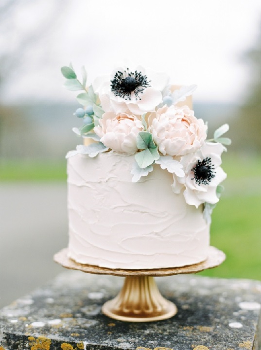 کیک های تک طبقه شیک برای عروسی