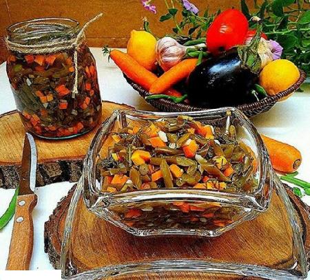 طرز تهیه ترشی لوبیا سبز