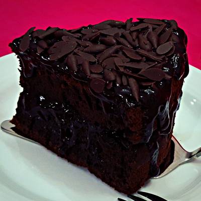 Baking Double Chocolate Cake