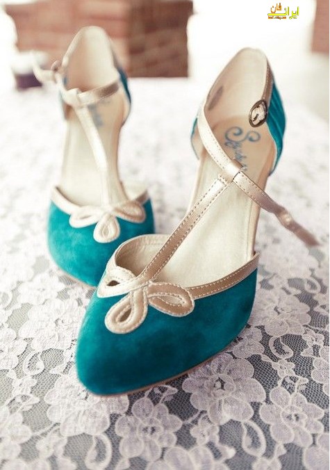 کفش رنگی عروس