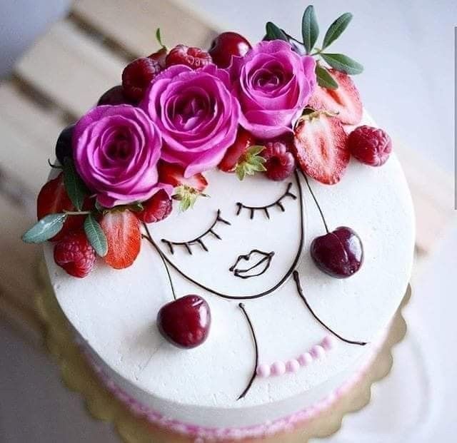 تزئین های زیبا کیک روز مادر