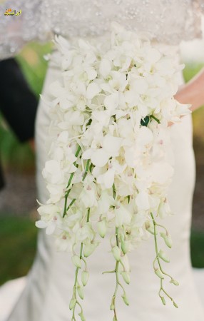  دسته گل آبشاری عروس