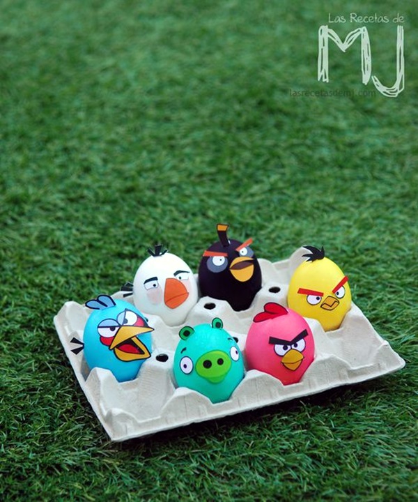 تخم مرغ رنگی برای بچه ها