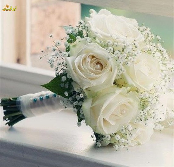  دسته گل زیبای عروس