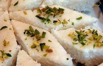 طرز تهیه لوز نارگیل