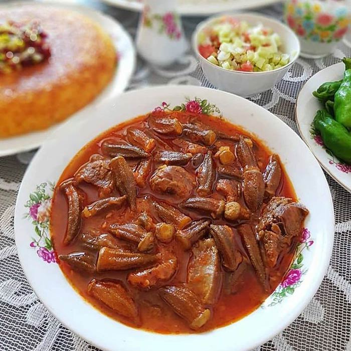 طرز تهیه خورش بامیه خوشمزه با نکته های طلایی