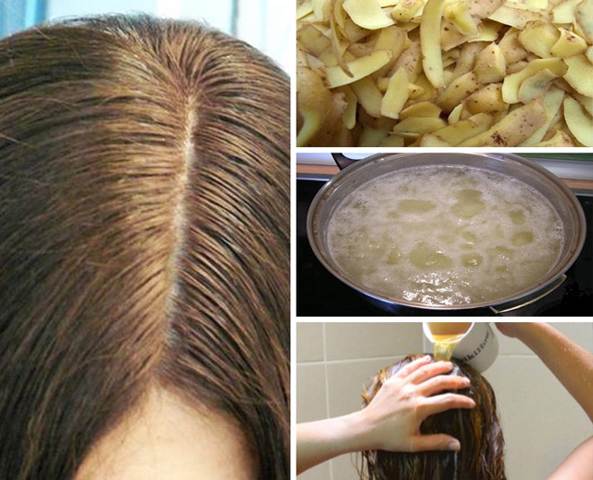 طرز استفاده از آب سیب زمینی برای مو