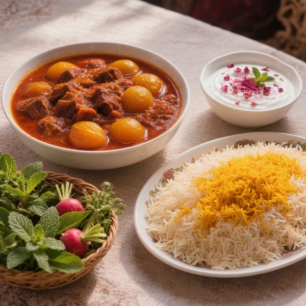 طرز تهیه خورش خوش رنگ و مجلسی