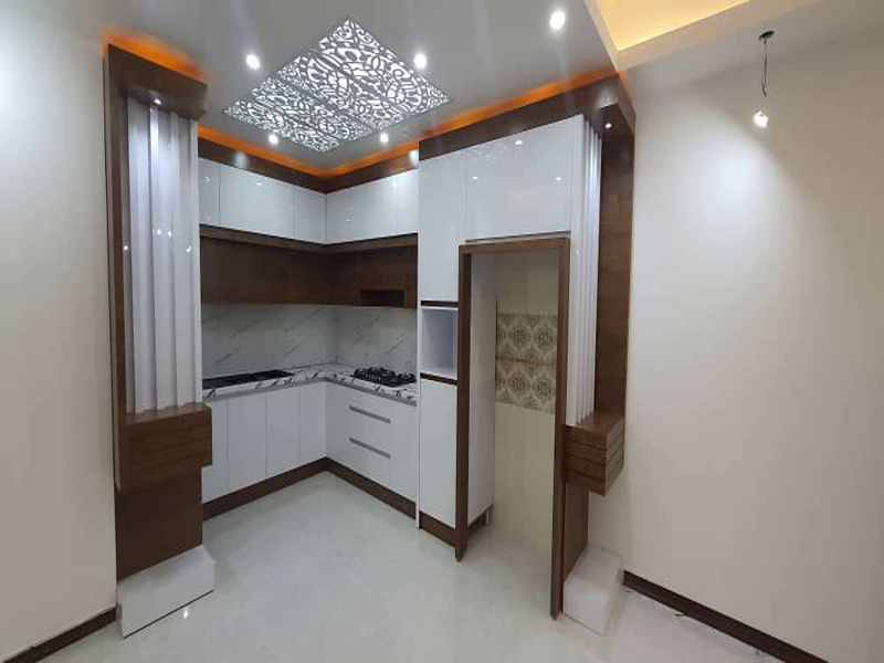 کابینت ترکیبی دو رنگ