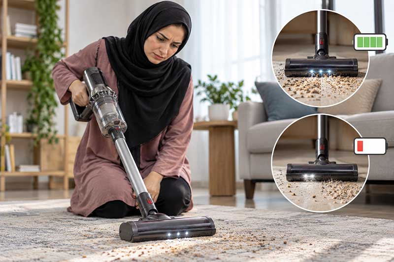 چرا جارو شارژی بعد از مدتی ضعیف می‌شود؟